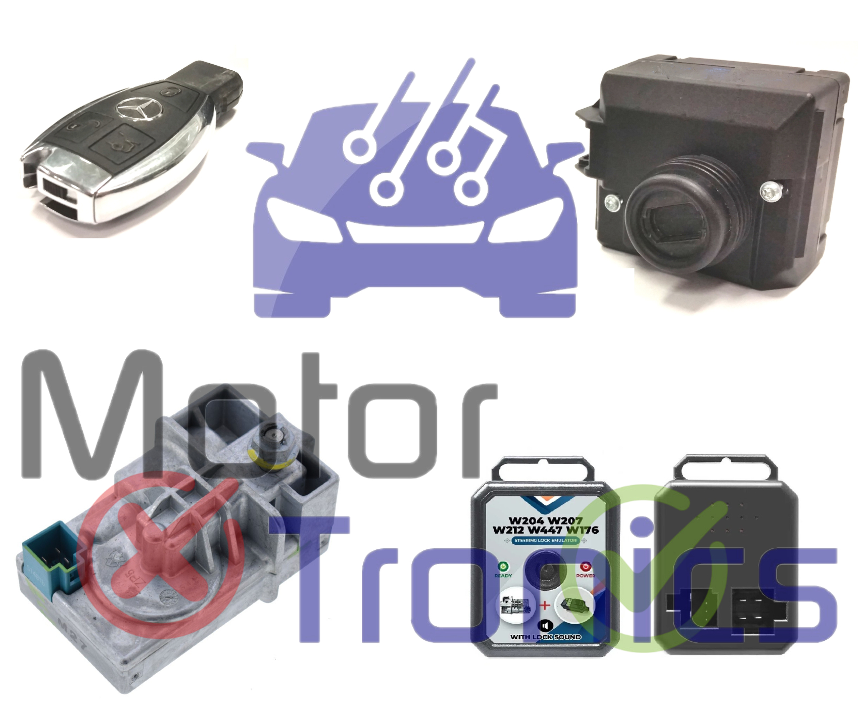 Mercedes Electronic Steering Lock ESL Bypass Service / Emulator Programming W204 - W207 - W212